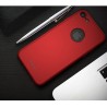 iphone 7 - coque devant dérrière rouge iPaky® protection écran verre offerte