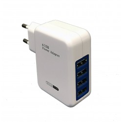 Prise chargeur secteur rapide avec 4 ports USB