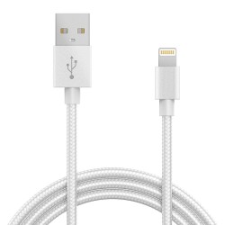 Câble lightning nylon Tressé 100cm Cable Chargeur et Synchronisation pour iPhone