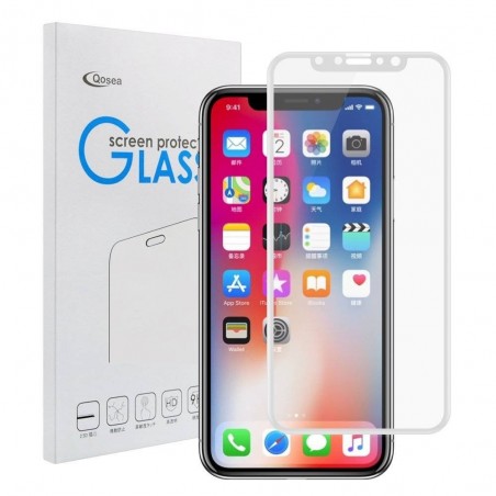 iPhone X - Protection plein d'écran en Verre Trempé 3D Noir