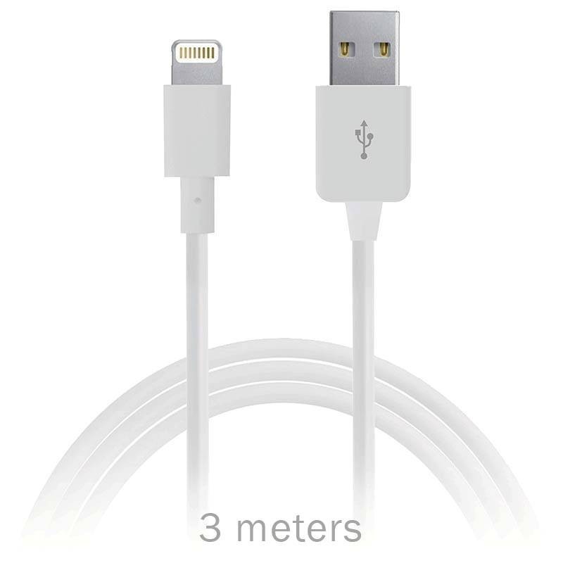 iphone, ipad, ipod - câble Lightning vers USB -3mètres