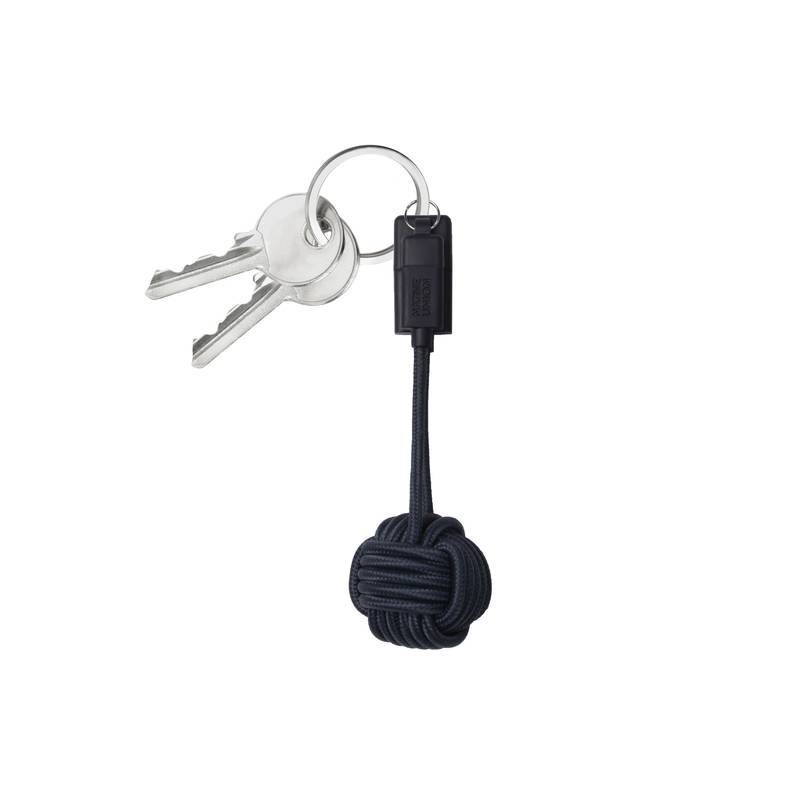 Porte-clés câble chargeur android micro USB-Marine